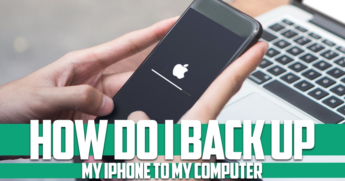 How do I back up my iPhone to my computer?