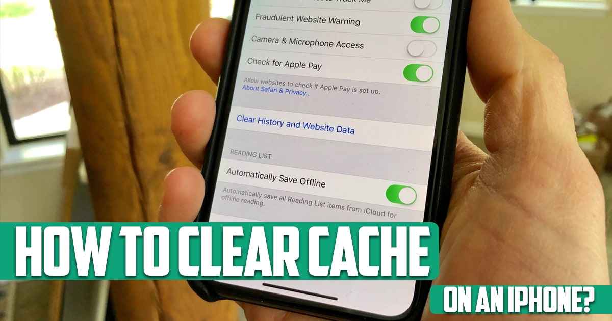 How to clear cache on an iPhone?