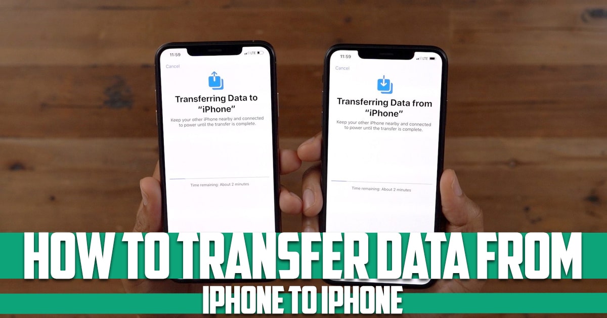 How to transfer data from iPhone to iPhone?