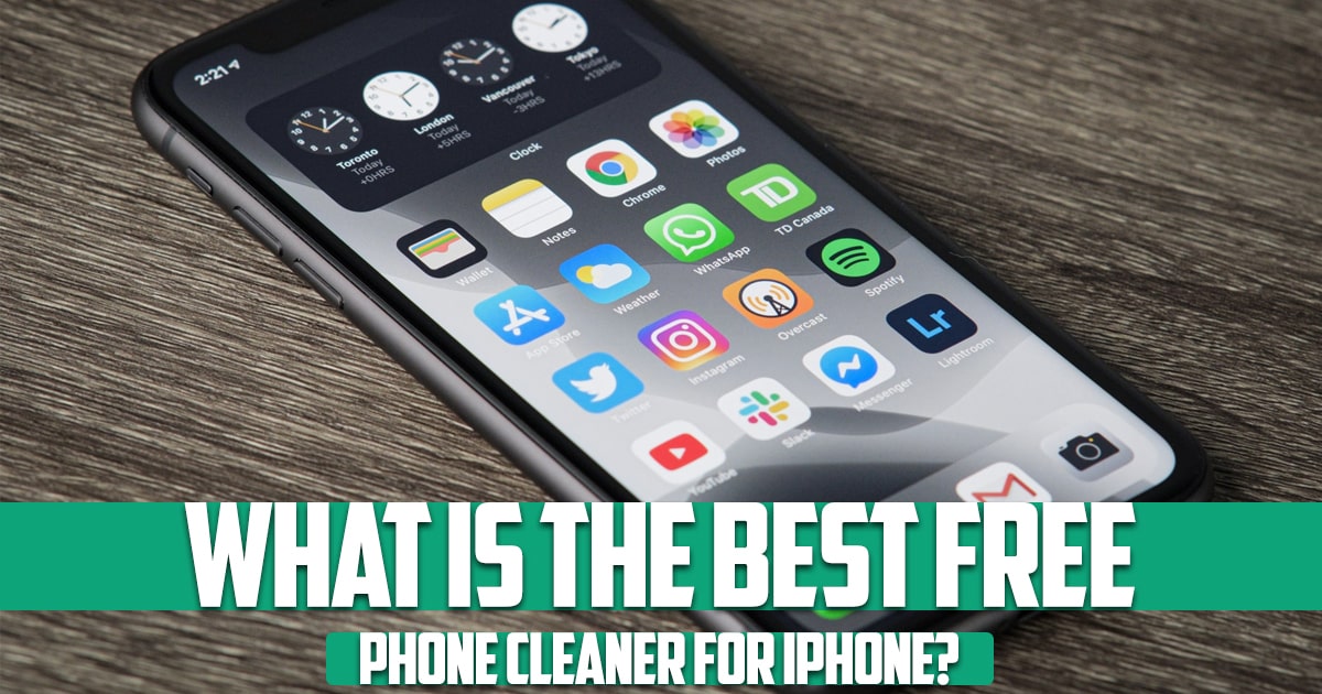 What is the best free phone cleaner for iPhone?