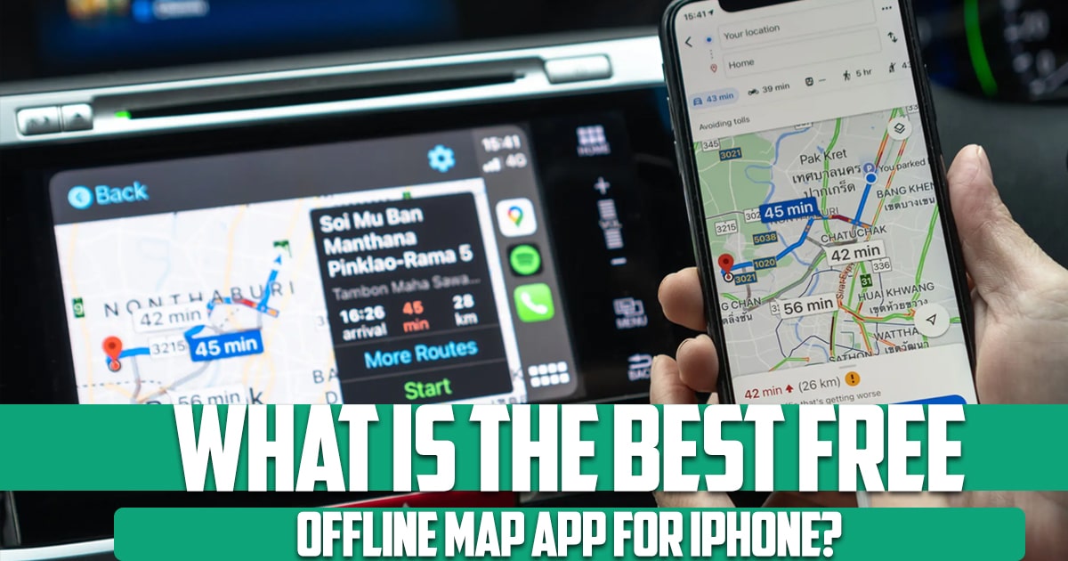 what is the best free offline map app for iphone