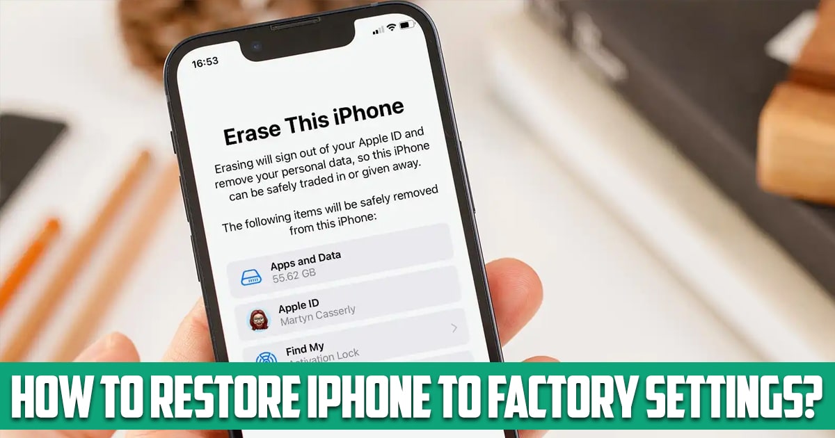 How to restore iPhone to factory settings?