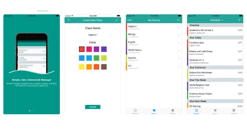 What is the best homework planner app for iPhone?