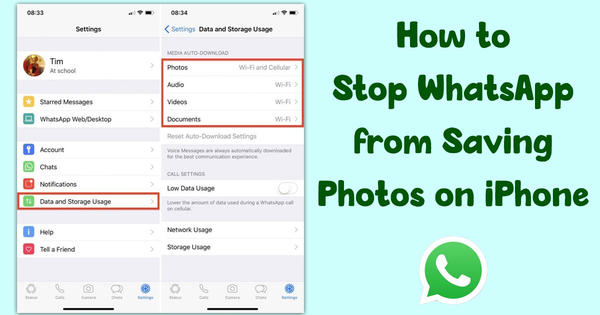 How to Stop WhatsApp from Saving Photos on iPhone?