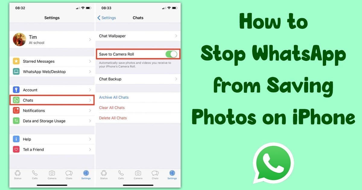 How to Stop WhatsApp from Saving Photos on iPhone?