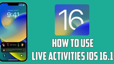 How to Use Live Activities iOS 16.1