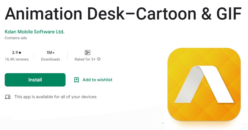 Animation Desk–Cartoon & GIF 
