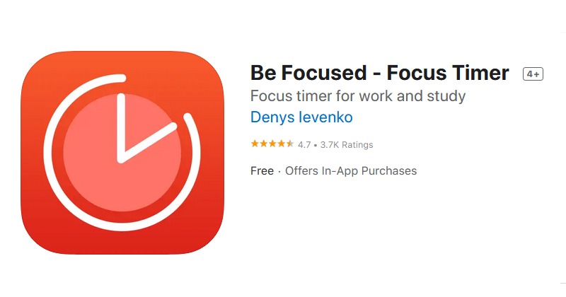 Be Focused - Focus Timer