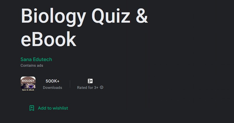 Biology Quiz & eBook