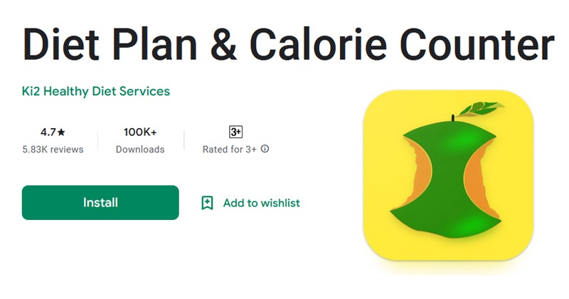 Diet Plan & Calorie Counter