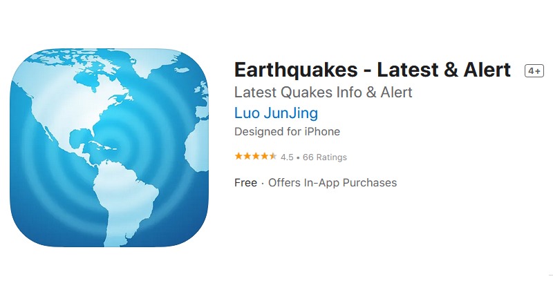 Earthquakes - Latest & Alert