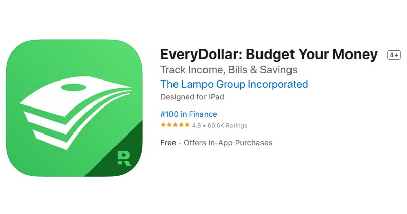 EveryDollar: Budget Tracker