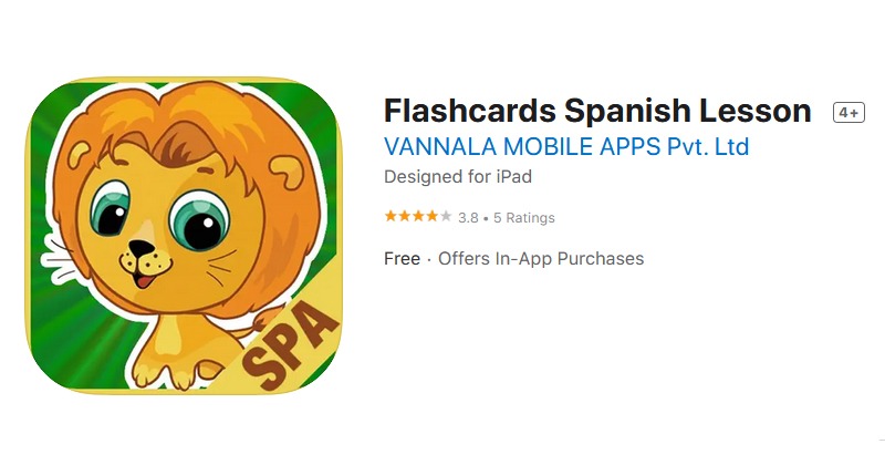 Flashcards Spanish Lesson