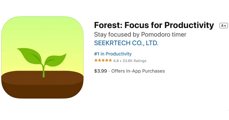 Forest: Focus for Productivity