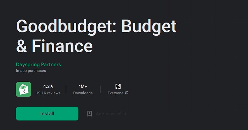 Goodbudget: Budget & Finance