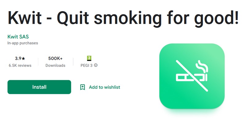 Kwit - Quit smoking for good!