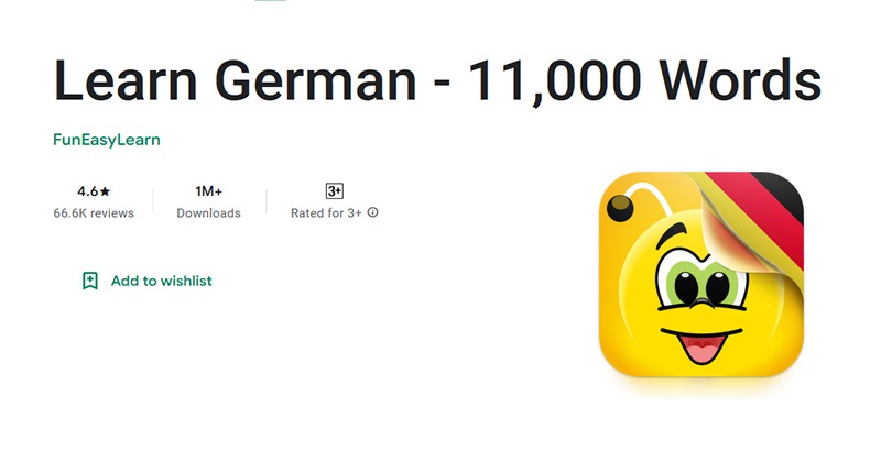 Learn German - 11,000 Words
