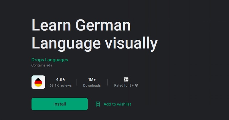 Learn German Language visually App