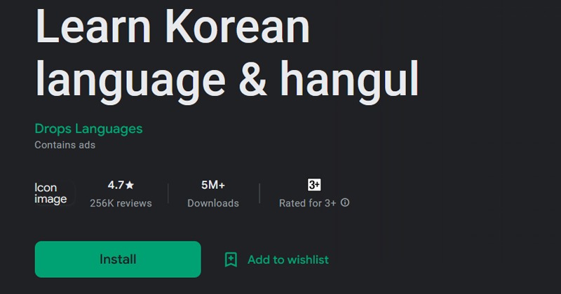 Learn Korean language & hangul