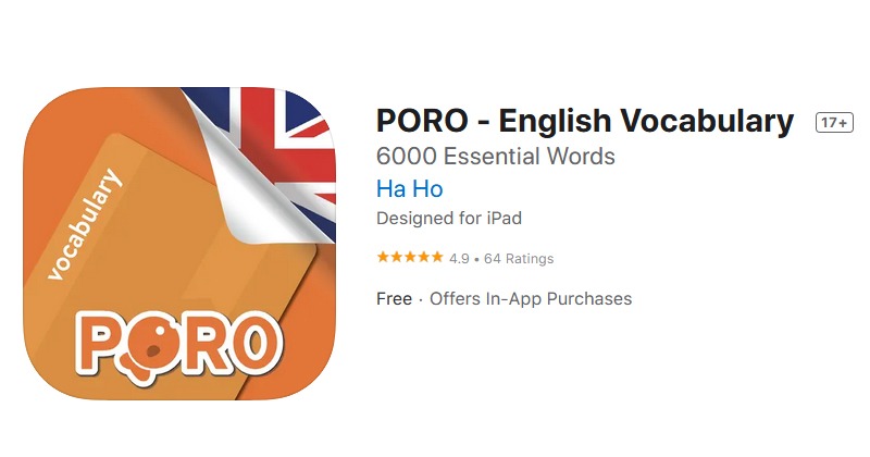 PORO - English Vocabulary