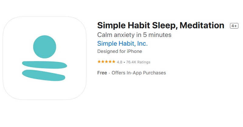 Simple Habit Sleep, Meditation