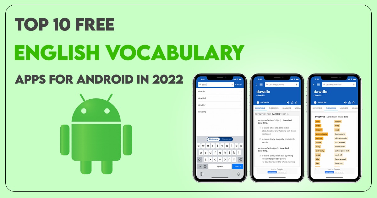 Top 10 Free English Vocabulary Apps for Android in 2022