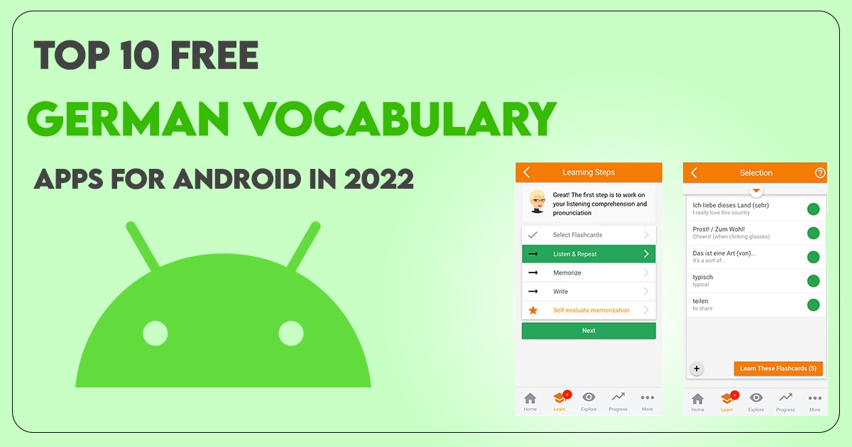 Top 10 Free German Vocabulary Apps for Android in 2022