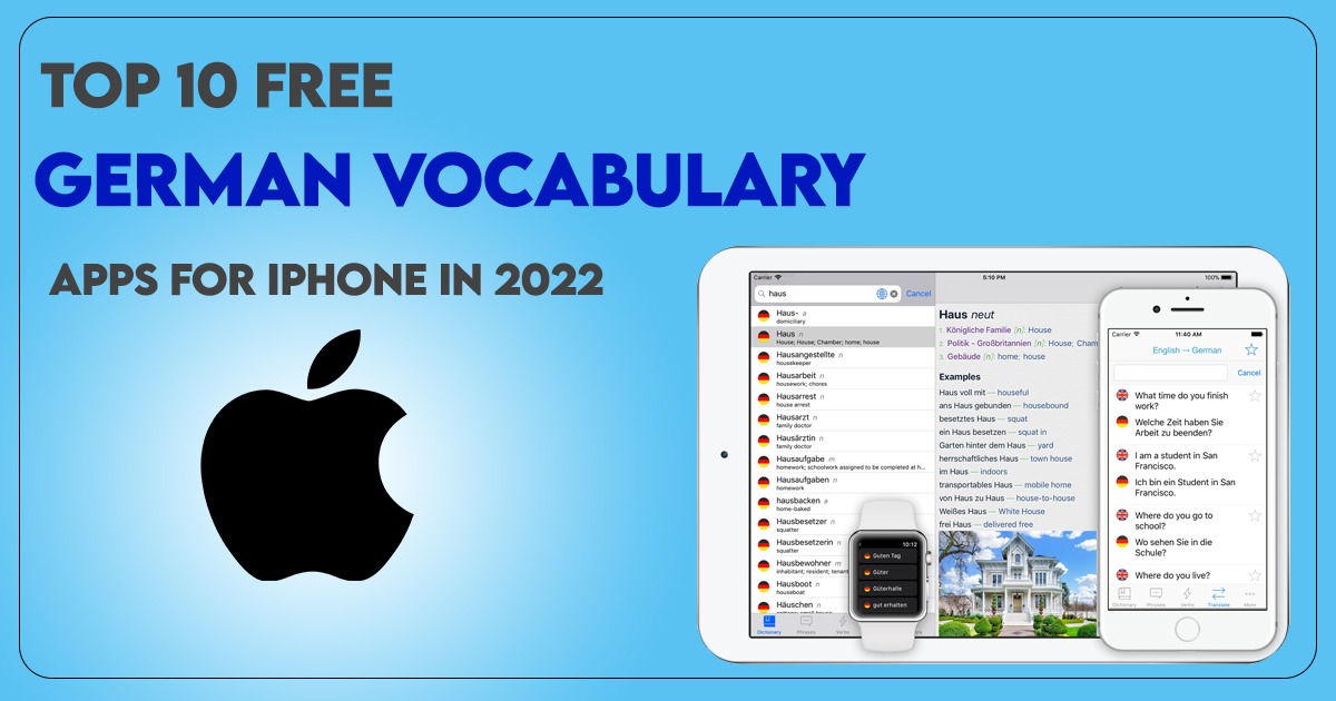 Top 10 Free German Vocabulary Apps for iPhone in 2022