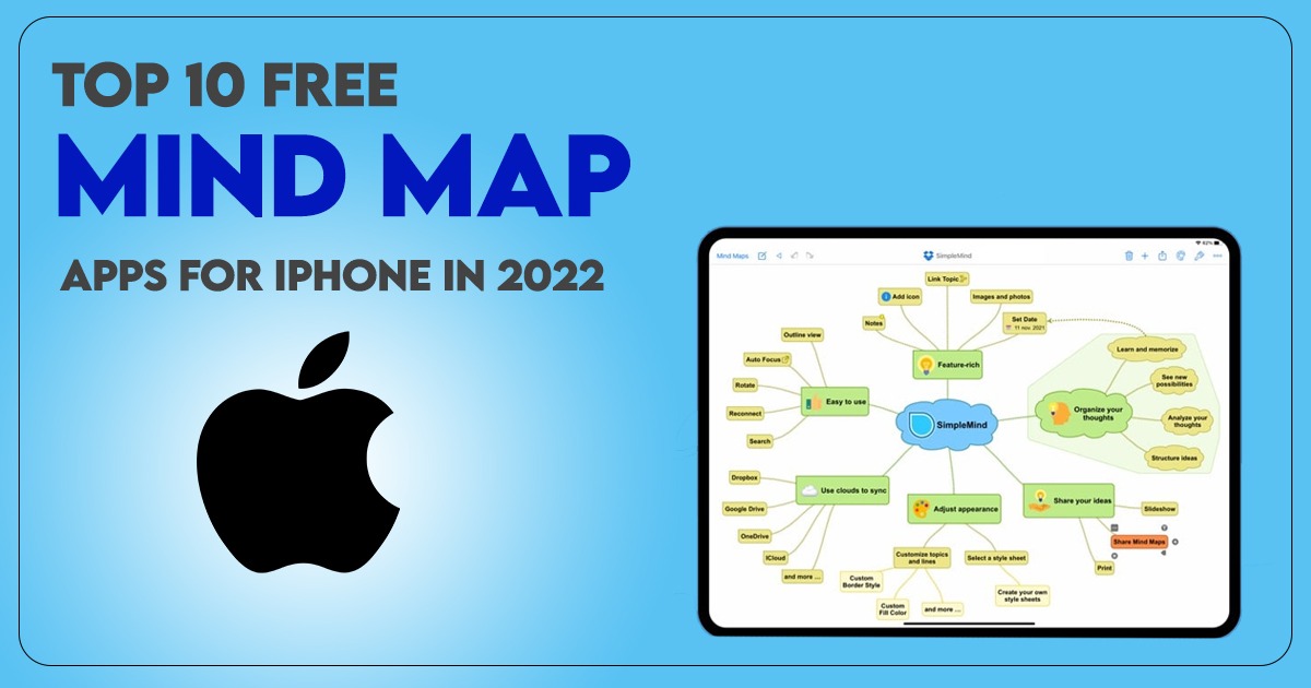 Top 10 free Mind Map apps for iPhone in 2022