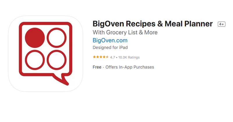 BigOven Recipes Meal Planner 1