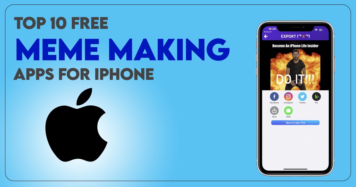 Top 4 free Meme Making apps for iphone