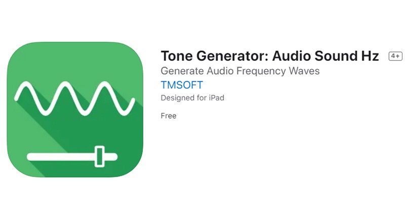 Top 3 free Tone Generator apps for iphone