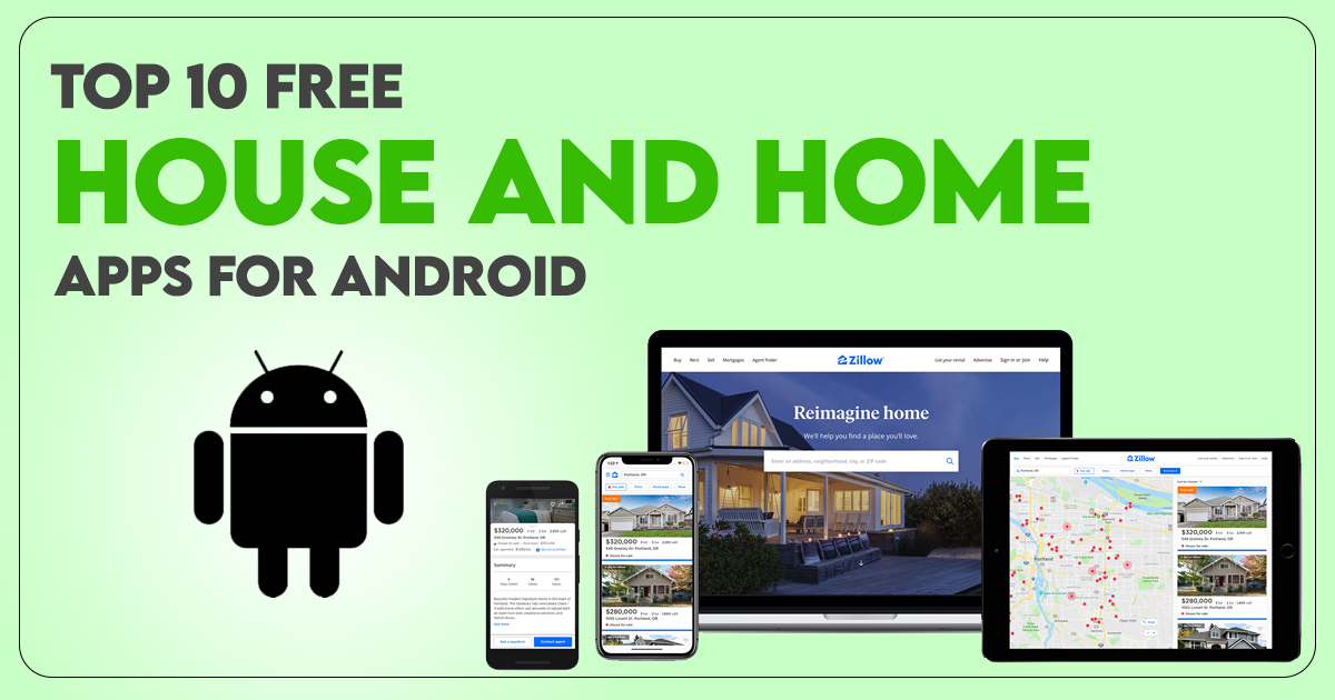 Top 3 free house and home apps for android